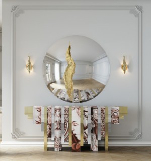 heritage sepia console