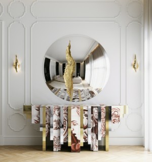 heritage sepia console
