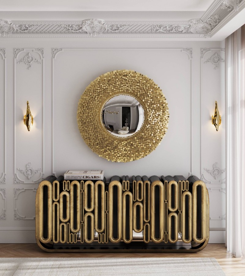 oblong aged gold