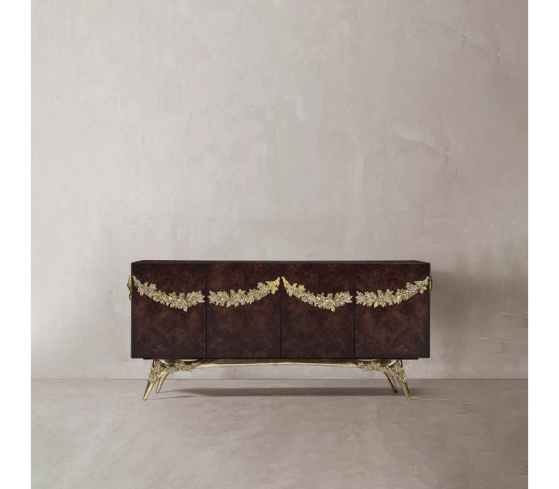 Majestic Walnut Root Veneer Sideboard mobile image 4