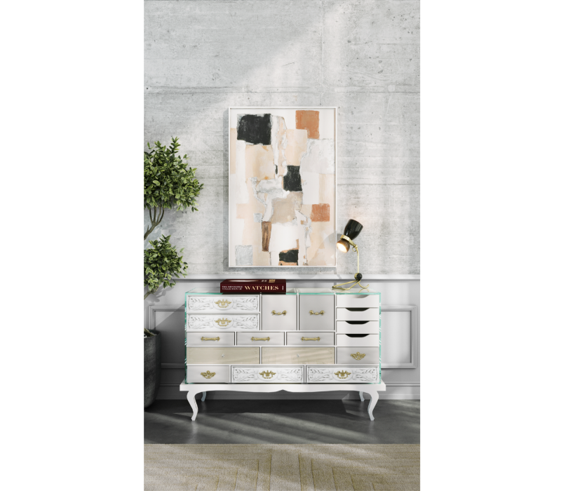 Soho White Sideboard mobile image 4