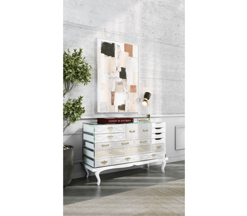 Soho White Sideboard mobile image 5
