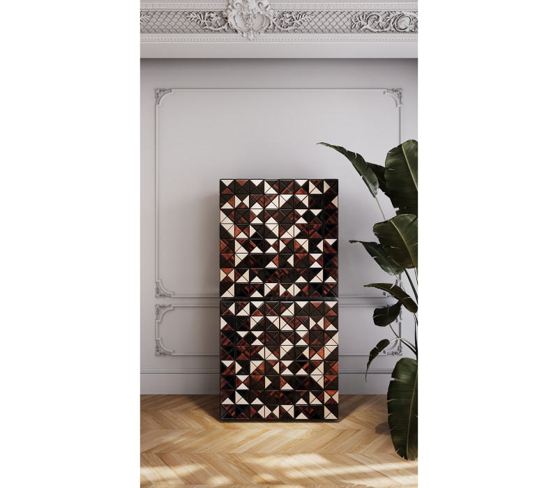 Pixel II Walnut Cabinet mobile image 8