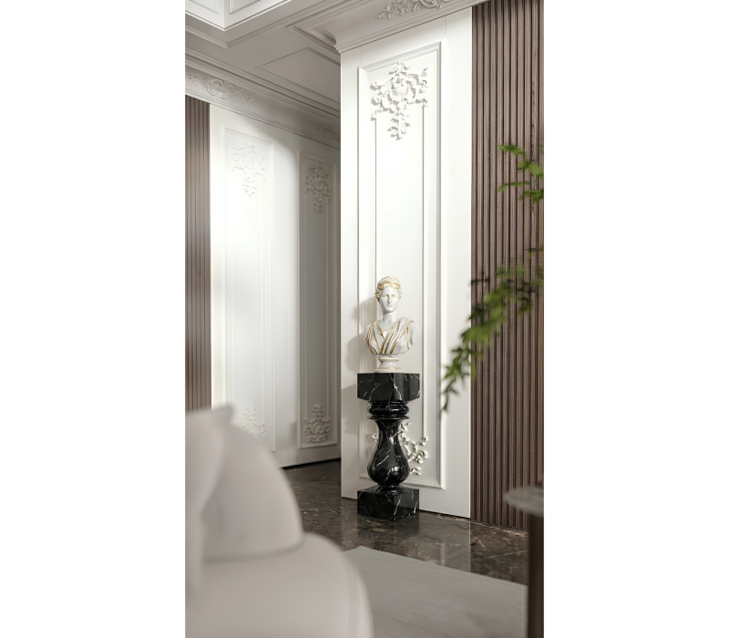 Pietra Nero Marquina Pedestal mobile image 2