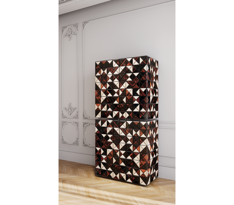 Pixel II Walnut Cabinet mobile image 12