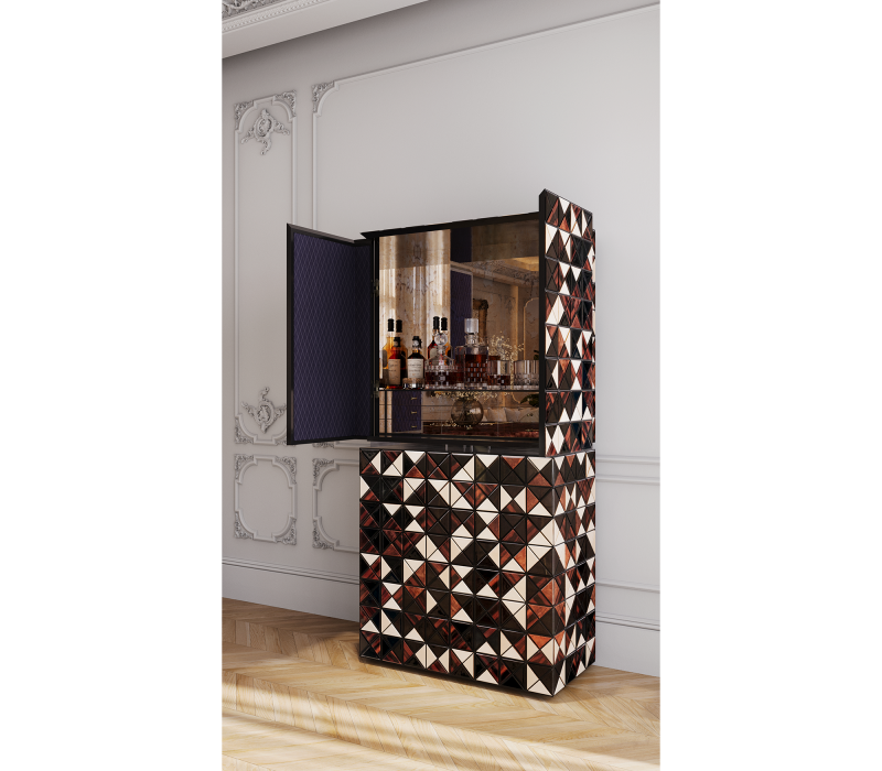Pixel II Walnut Cabinet mobile image 11