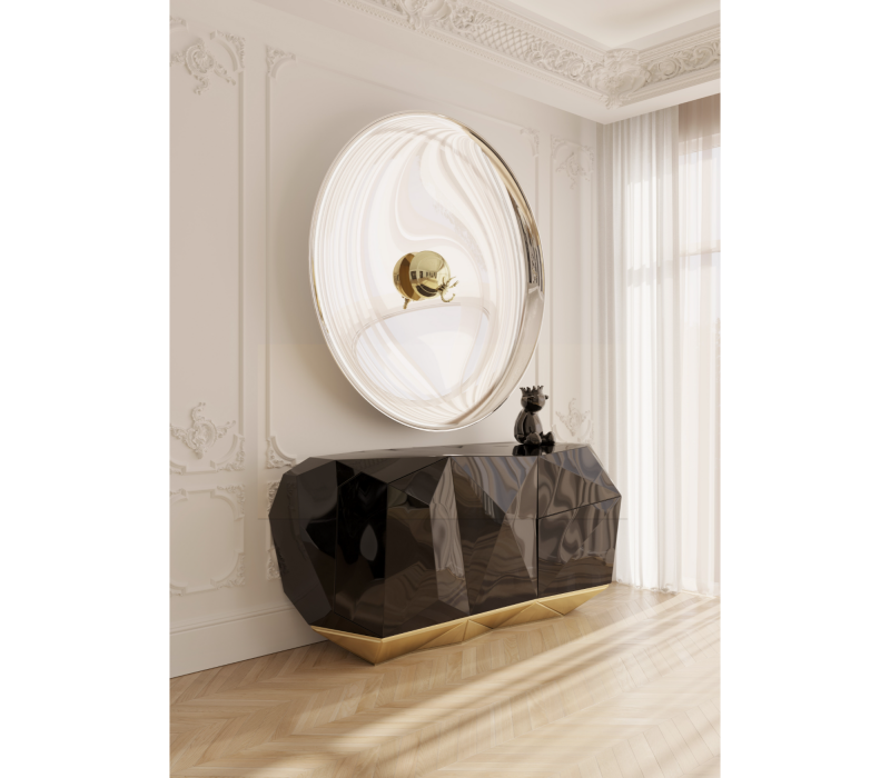 Diamond III Black Sideboard mobile image 11