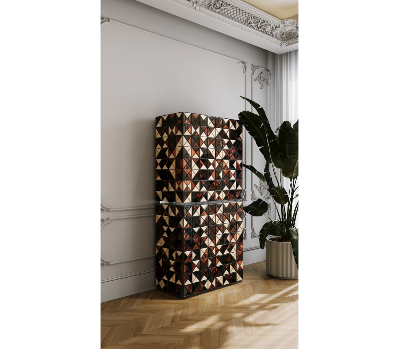 Pixel II Walnut Cabinet mobile image 10