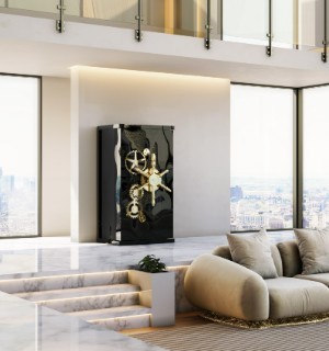 millionaire black luxury safe