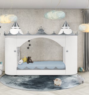 kings and queens castle bed