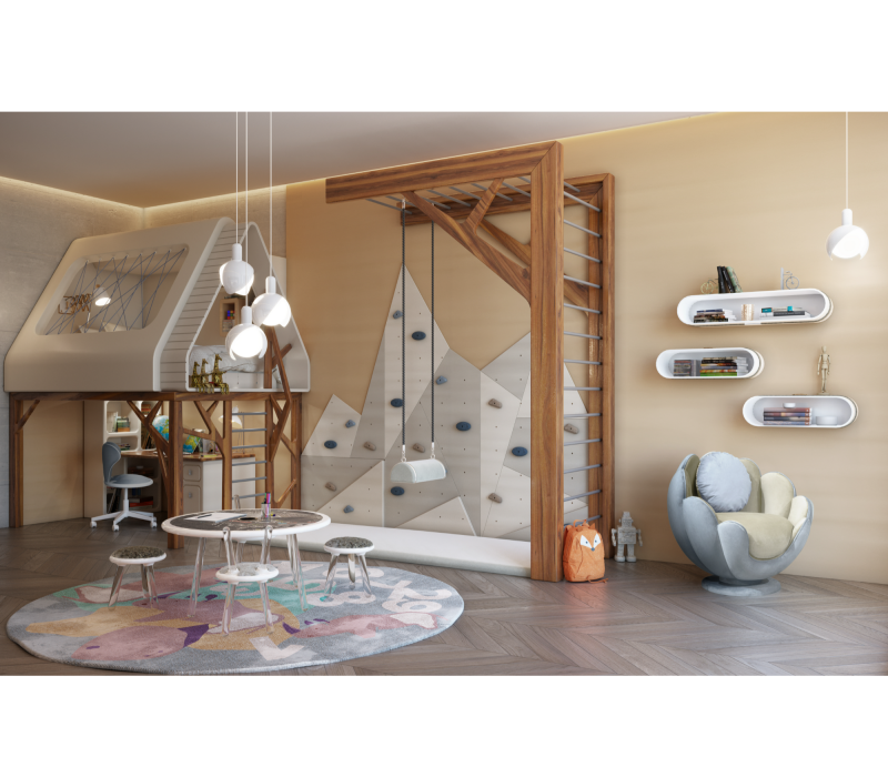 Mogli Playhouse Bed And Gym Bed mobile image 14