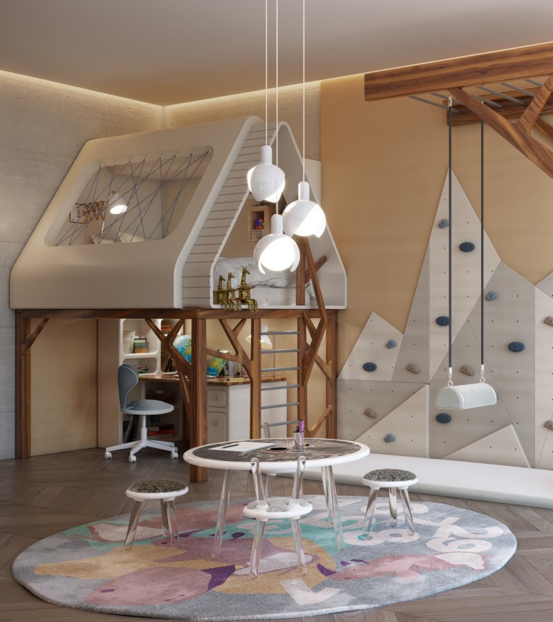 mogli playhouse bed and gym