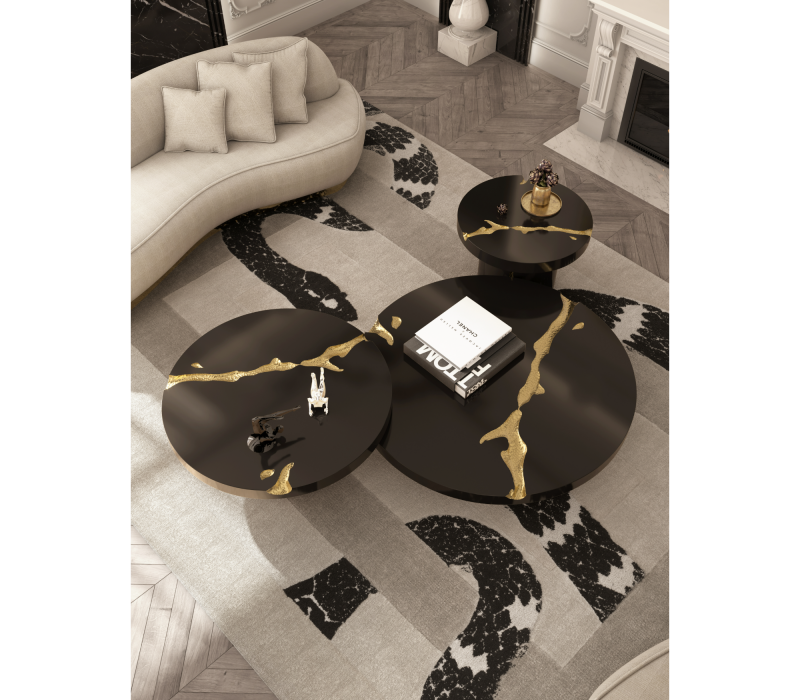 Empire Black Center Table mobile image 7