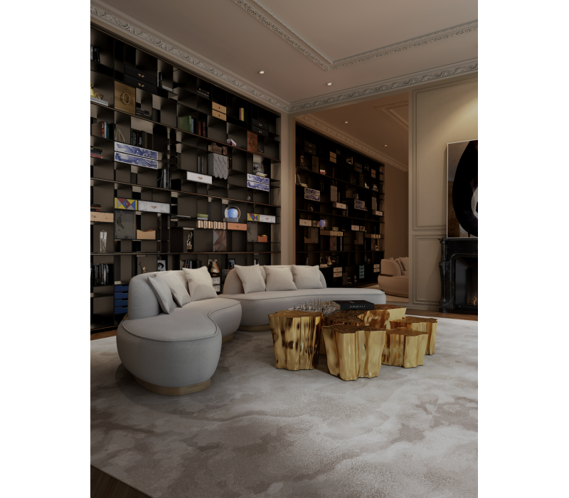 Coleccionista Black Bookcase mobile image 13