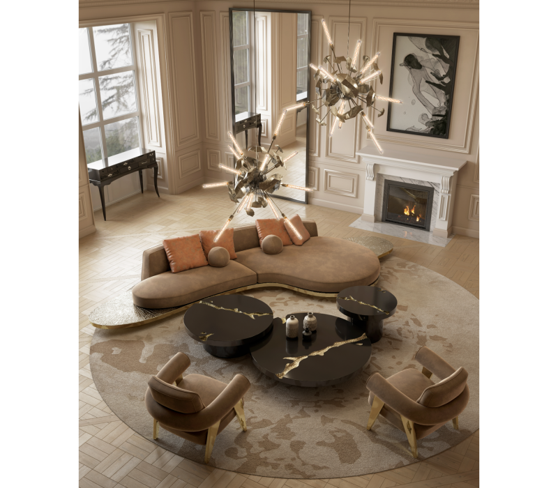 Empire Black Center Table mobile image 6