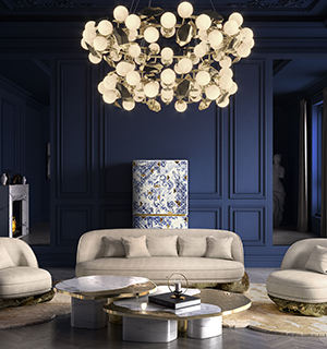 OPHELIA CALACATTA MARBLE AND GOLD