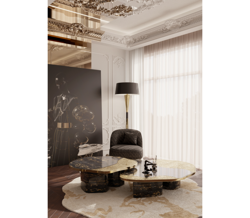 Angra Black Armchair mobile image 8