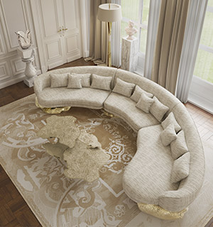 Angra White Curved