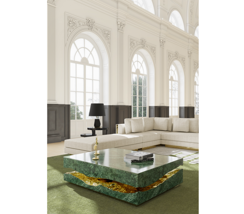 Quarry Guatemala Marble Center Table mobile image 8