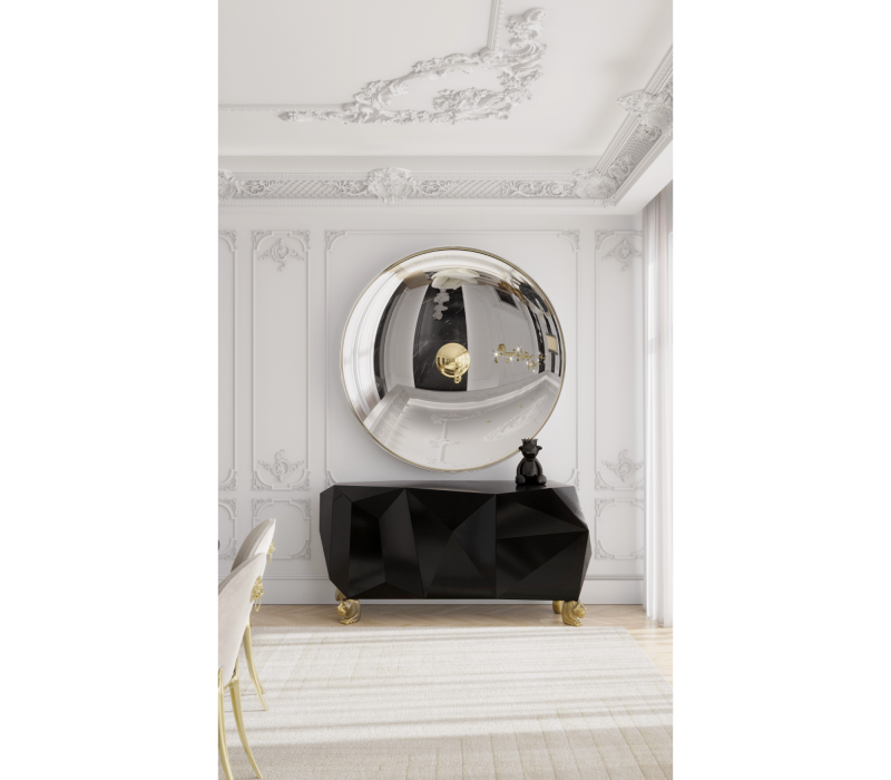 Diamond Black Sideboard mobile image 12