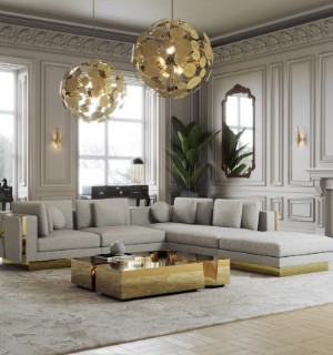 lapiaz gold center table