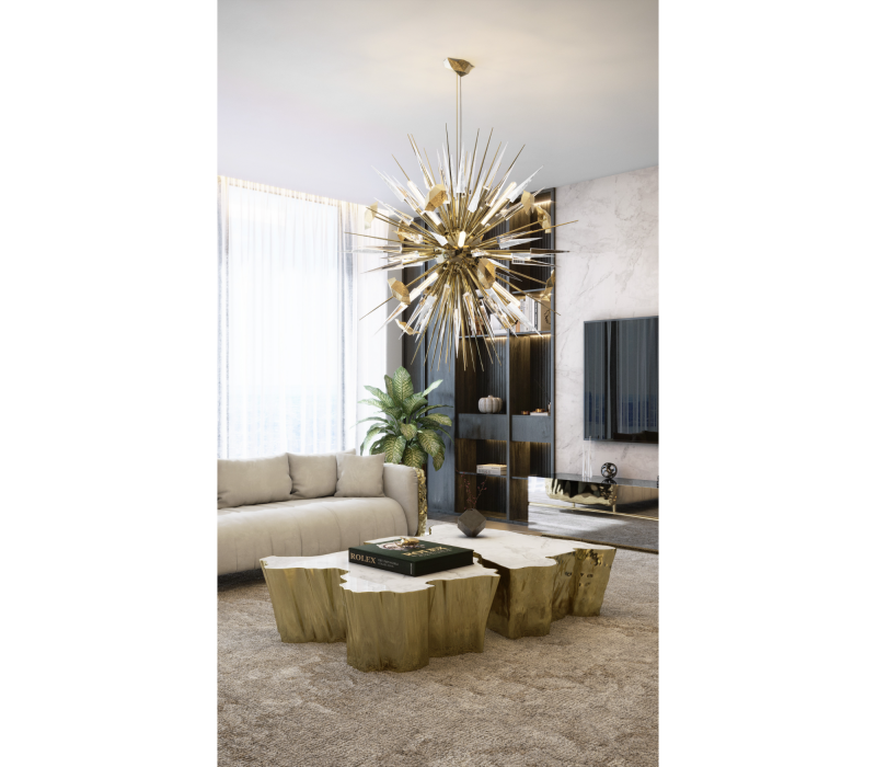 Eden Calacatta Marble Center Table mobile image 11