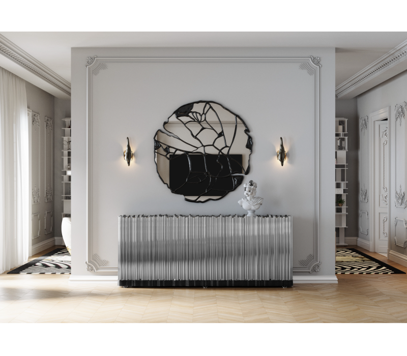 Symphony Nickel Sideboard mobile image 13