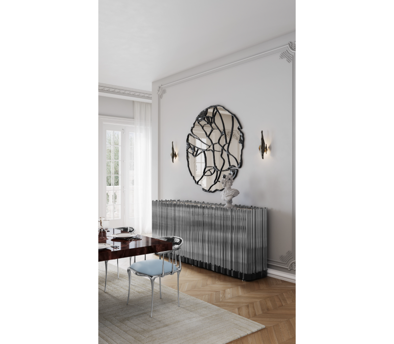 Symphony Nickel Sideboard mobile image 14