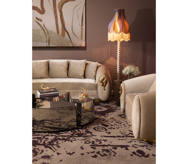 Poseidon Black Rug mobile image 3