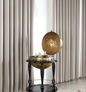 equator gold globe bar