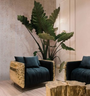 imperfectio green armchair