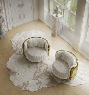 imperfectio round armchair