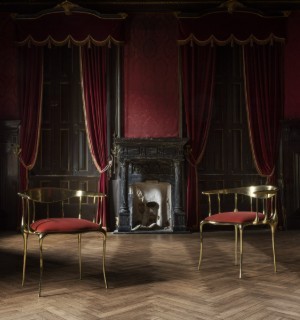 n11 burgundy chair
