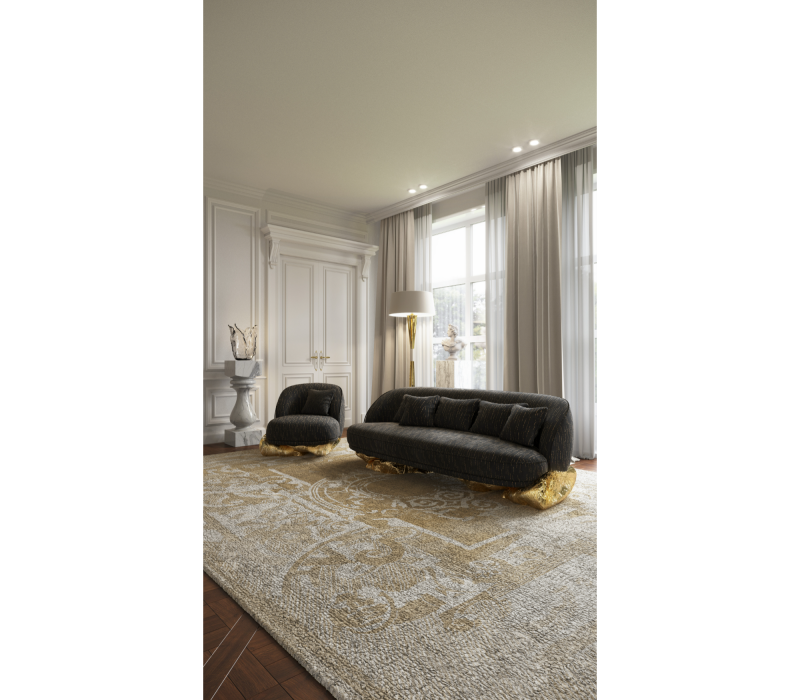 Angra Black Sofa mobile image 6