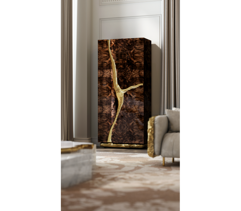 Lapiaz Walnut Root Cabinet mobile image 14