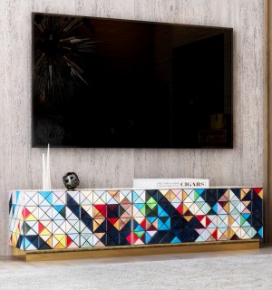 pixel tv cabinet