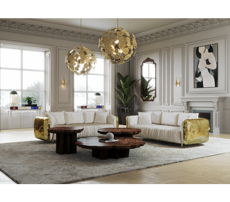Fortuna Walnut Root Set Of 3 Center Table mobile image 6