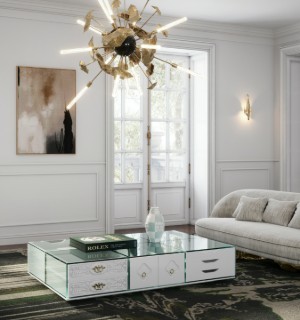 soho white coffee table