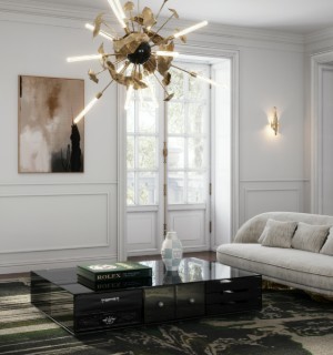 soho black coffee table