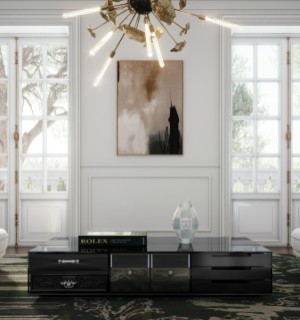 SOHO BLACK COFFEE TABLE