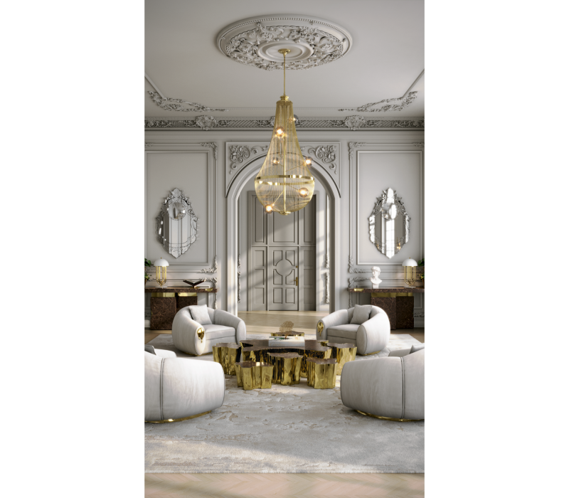 Eden Series Brown Center Table mobile image 9