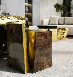 lapiaz walnut side table