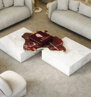 navarra rosso levanto marble center table