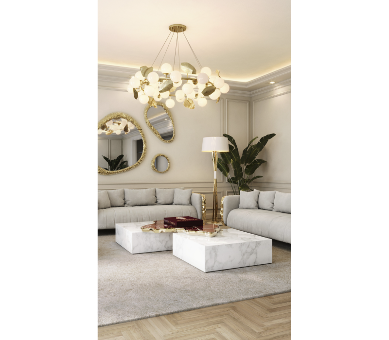 Navarra Rosso Levanto Marble Center Table mobile image 10