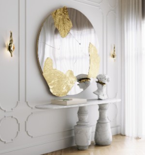 pietra carrara console