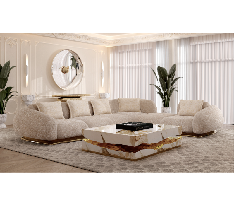 Quarry Carrara Marble Center Table mobile image 7