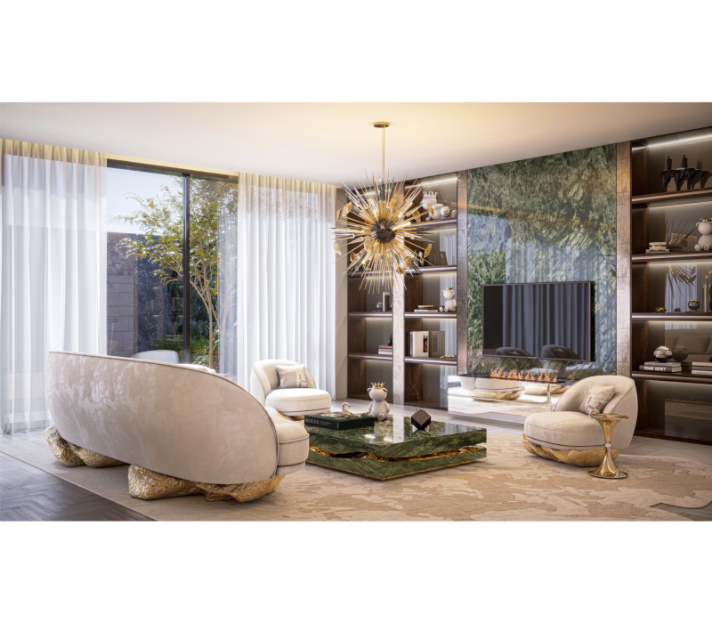 Angra II White Armchair mobile image 15