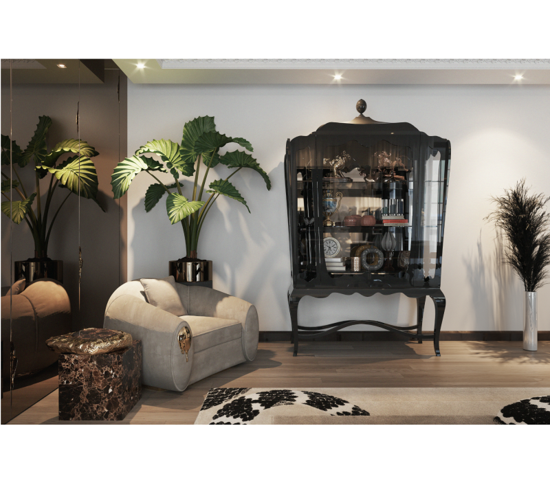 Stonehenge Emperador Side Table mobile image 7
