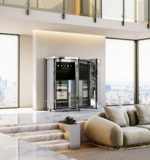 millionaire silver cigar luxury safe