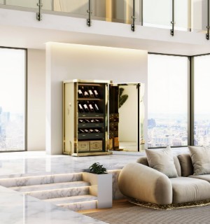 millionaire wine luxury safe
